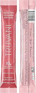 Truvani Hydrolyzed Collagen Peptides | Unflavored | 7 Servings | 20g Grass-Fed Collagen Protein Powder | Promotes Hair, Nail, Skin, and Joint Health | Keto | Dairy and Gluten Free | Women and Men