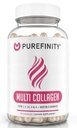 PUREFINITY Collagen Peptides for Women – Type I, II, III, V & X with Biotin & Hyaluronic Acid, Supports Healthy Skin, Bones, Hair & Nails – Non-GMO, Grass-Fed (90 Capsules, 1 Month Supply)