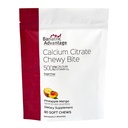 Bariatric Advantage Calcium Citrate Chewy Bites 500 mg - Highly Absorbable & Digestible - Vitamin D3 - Easily Chewable Calcium Supplement - Pineapple Mango - 90 Count