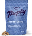 Probiotics for Dogs - Veterinarian-Formulated Soft Chews with Prebiotic Fiber - Supports Digestion, Immunity, and Allergy Relief - Delicious Duck Flavor - 90 Count