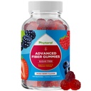 Fiber Gummies for Adults - Chicory Root Supplement with Prebiotic Support for Gut & Digestive Health - Soluble Digestion Capsules for Stomach Regulation & Immune Aid - Sugar Free & Vegan - 120 Count