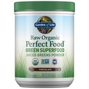 Garden of Life Raw Organic Perfect Food Green Superfood Juiced Greens Powder - Chocolate, 60 Servings, Non-GMO, Gluten Free, Vegan Whole Food Dietary Supplement Plus Probiotics, Enzymes