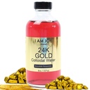 I Am Joy: Liquid Colloidal Gold 24k 99.99% Pure 100ppm Ruby Red Water Based All Natural Electrolysis Large 8oz Glass Bottle