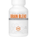 NBI Brain Blend for Memory, Focus, Concentration, Cognitive Function for Men & Women | Caffeine-Free with ALCAR, Alpha Lipoic Acid, Huperzine A, Turmeric | Nootropic | 120ct Capsules