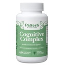 Pattern Wellness Cognitive Complex Supplement – 60 Vegetarian Capsules | Supports Brain Health & Mental Clarity – with Lion’s Mane, Bacopa & B Vitamins