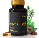 NZT-48 Brain Booster | Nootropic Brain Supplements for Memory and Focus | Premium Natural Energy Supplement with Caffeine, Phosphatidylserine, Vitamins B6 & B12, Ashwagandha | 90 Servings