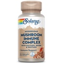 SOLARAY Maitake, Reishi, & Shiitake Mushroom Complex Capsules - Mushroom Supplement for Men & Women, 600 mg per Serving, Immune Health Support - 100 Veg Caps