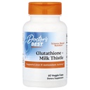 Doctor's BEST Glutathione + Milk Thistle Supplement - Supports Liver Health & Antioxidant Activity for Women & Men, Comprehensive Formula, Non-GMO, Gluten Free, Soy Free, Vegan - 60 Veg Caps