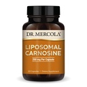 Dr. Mercola Liposomal Carnosine - Supports Cellular Health & Energy - 250 mg L Carnosine with Liposomal Delivery - Dietary Supplement for Brain & Heart Wellness - 30 Capsules (30 Servings)