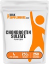 BulkSupplements.com Chondroitin Sulfate Powder - Chondroitin Sulfate Supplement, for Joint Support - Gluten Free, 1g per Serving, 250g (8.8 oz) (Pack of 1)