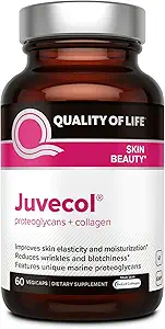 Premium BioCell Collagen Supplement – Quality of Life Juvecol – Powerful Formula for Skin and Joint Health – Skin Elasticity, Appearance, Joint Flexibility and Anti Aging
