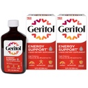 Geritol Liquid Vitamin and Iron Supplement, Energy Support Vitamins, Contains High Potency B-Vitamins and Iron, Easy to Swallow, No Artificial Sweeteners, Non-GMO, 12 Oz (Pack of 2)