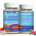 2 Pack L-Lysine 1000mg Gummies, Chewable Lysine Supplement for Adults