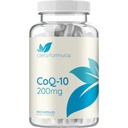 Clear Formulas Quick Absorption CoQ10 200mg - Coenzyme Q10 Potent Antioxidant for Heart Energy and Aging Support - High Stability CoQ10 Ubiquinone Capsules - Made in a cGMP US Lab