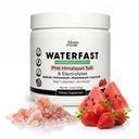 WATERFAST Monk Fruit Keto Electrolyte Powder for Fasting and Hydration- Strawberry Watermelon Flavor | Pink Himalayan Salt (Sodium), Potassium, Magnesium, Calcium | Sugar Free