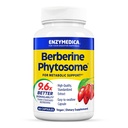 Enzymedica Berberine Phytosome High Absorption Supplement - Berbevis Berberine Phytosome Capsules for Men & Women, Bioavailable Formula, Natural Metabolic Health Support, Vegan, Gluten Free - 60 Caps
