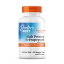 Doctor's Best Serrapeptase Supplement for Men & Women - Proteolytic Enzyme for Sinus & Immune Health Support, 120,000 SPU per Veggie Capsule, High Potency Formula, Non-GMO, Vegan - 90 Veg Caps
