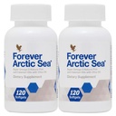 Forever Living - Arctic Sea Omega-3 Supplement - EPA and DHA Blend for Heart, Brain and Eye Health - Gluten-Free - 240 Softgels (Pack of 2)