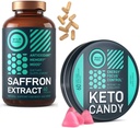 WILD FUEL Keto Candy and Saffron Extract Supplement Energy and Weightloss Bundle