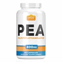Palmitoylethanolamide Capsules | Pea 400mg | 60 Pill Count | Promotes Natural Inflammation & Pain Management | Lab Tested Ingredients