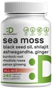 DEAL SUPPLEMENT Irish Sea Moss 240 Veggie Capsules – 14 Superfood Complex with Black Seed Oil, Ashwagandha, & Ginger