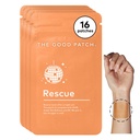 The Good Patch Rescue Recovery Patch, Natural Patch with DHM, Vitamin B1, and Green Tea, Plant-Powered Wearable Wellness, Support After a Night Out (16 Total Patches)