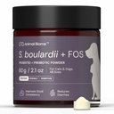 Animal Biome Dog & Cat Probiotics, Gut Rescue, S Boulardii + FOS Powder 60g | 100 Scoops, FOS Prebiotic, Saccharomyces Boulardii Yeast Probiotic, Healthy Skin, Gut Health & Diarrhea Support, Food Topper