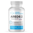 VISION PROTECTION AREDS 2 Eye Vitamin & Mineral Supplement for Ocular Health, Natural Eye Institute AREDS 2 Study Formula with Lutein, Vitamin C, & Zeaxanthin, 120 Mini Softgels