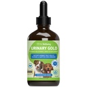 Pet Wellbeing Urinary Gold for Dogs - Urinary Tract & Bladder, 4 oz | NASC Certified & Vet-Formulated Liquid Supplement with Marshmallow Root & Echinacea for Urinary System & Bladder Support