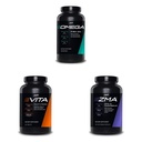 JYM Supplement Science Omega JYM Fish Oil + Vita JYM Sports Multivitamin & Mineral Support ZMA