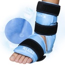 REVIX Ankle Ice Pack Wrap, Reusable Gel Ice Pack for Foot Pain Relief