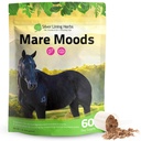Mare Moods Calming Supplements for Horses - 1 lb | Calming Supplements for Horses In Season, Damiana, Dandelion & Red Raspberry, Mood & Hormone Balance, Made in USA