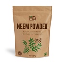 MB Herbals Pure Neem Powder 8 oz | 227 Gram / 0.5 LB Pure Wild-Crafted Neem Leaf Powder | Supplement for Skin and Hair | Azadirachta Indica