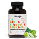 Zenkgo Multivitamins + Organic Whole Foods+Probiotics for Women, Supports Immunity, Digestion, Energy, Gut Health, Vitamins A, E, B6, B12, Vegan D3, K2 (MK-7), Folate, Minerals, Superfoods(60Ct/30Day)