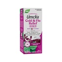 Nature's Way Umcka Cold and Flu Relief Syrup, Homeopathic, Berry, 4 Fl Oz | Relief for Fever(1), Sore Throat, Cough, Congestion, Body Aches(1), Phenylephrine-Free, 0.05% Alcohol, Non-Drowsy