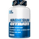 EVL Magnesium Citrate Capsules 400mg - Muscle and Bone Health Supplement with Pure Magnesium Citrate for Muscle Relaxation and Bone Strength - 60 Veggie Capsules for Health