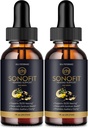 Sonofit Tinnitus Relief for Ringing Ears Drops, Sonofit Tinnitus Supplement Sonofit Healthy Ear Support Supplement - Maximum Strength Advanced Formula Sonofit Drops Hearing Support Reviews (2 Pack)