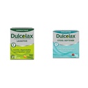 Dulcolax Stimulant Laxative Tablets (100 Count) Gentle Overnight Constipation Relief, Bisacodyl 5mg & Stool Softener Laxative Liquid Gel Capsules (100ct) for Gentle Relief, Docusate Sodium 100mg