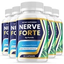 (5 Pack) Nerve Forte Pills, Nerve Forte Capsules Advanced Strength Formula for Overall Wellness Support, Nerve Forte Reviews, Nerveforte Maximum Performance Vitamin Supplement Support (300 Capsules)
