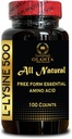 L-LYSINE Supplement Amino ACIDS - Muscle Recovery, Amino Acid Vitamin Supplement, Support Protein Synthesis, Daily lysine, Immune Support Supplement - 1 Bottle 100 Counts