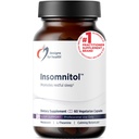 Designs for Health Insomnitol Capsules - Sleep Aid for Adults with Melatonin, L‑Theanine + 5-HTP - Calming Herbs Valerian, Lemon Balm + Passionflower - Vegan + Non-GMO Sleep Supplement (60 Capsules)