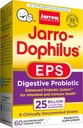 Jarrow Formulas Jarro-Dophilus EPS Higher Potency, 25 Billion Cells Per Veggie Capsules, Supports Gastointestinal Health, 60 Count (Cool Ship, Pack of 2)