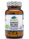 Pure Mountain Botanicals Ginkgo Biloba Capsules - 400mg - 90 Count - Organic Herbs, Vegan, Kosher - Herbal Leaf Supplement