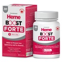 Hemeboost Forte 34.8 mg (696 mg Heme Iron Pills), High Potency Iron Supplement for Women & Men, High Absorption & Gentle on Stomach, Safe for Use in Pregnancy, 30 Tablets