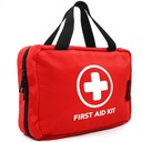 330 Piece First Aid Kit, Premium Waterproof Compact Trauma Medical Kits for Any Emergencies, Ideal for Home, Office, Car, Travel, Outdoor, Camping, Hiking, Boating (Red)