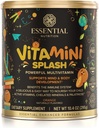 Essential Nutrition Vitamini Splash - Kids multivitamin Powder - Nutritional Support - 13 Active Vitamins & 6 Chelated Minerals, Prebiotic Fiber - Orange Flavor - (10.4 oz) - Vegan