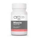 Allergy Research Group ARG Niacin with Vitamin B3-250 mg Niacin - Energy Metabolism & NAD Support - Cardiovascular Wellness - Hypoallergenic & Vegetarian - 90 Servings - 90 Capsules
