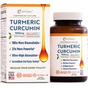 A1Vitality NovaSOL Turmeric Curcumin 1000mg – Clinically Proven 185x Higher Absorption – Promotes Joint Comfort, Mobility & Overall Wellness – Non-GMO, Doctor Formulated, 60 Softgels.