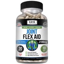 Kaya Naturals Mobility Flex Aid - Mobility Support Supplement for Men and Women - Turmeric Capsules with Glucosamine Sulfate - for Knee Support and Mobility Health - 30 Count