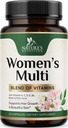 Multivitamin for Women - Complete Multi Vitamin with Vitamins A, C, D, E, B6, B12, Zinc, Calcium & Magnesium, Womens Daily Multimineral Supplement for Hair Skin and Nails Health Support - 60 Capsules